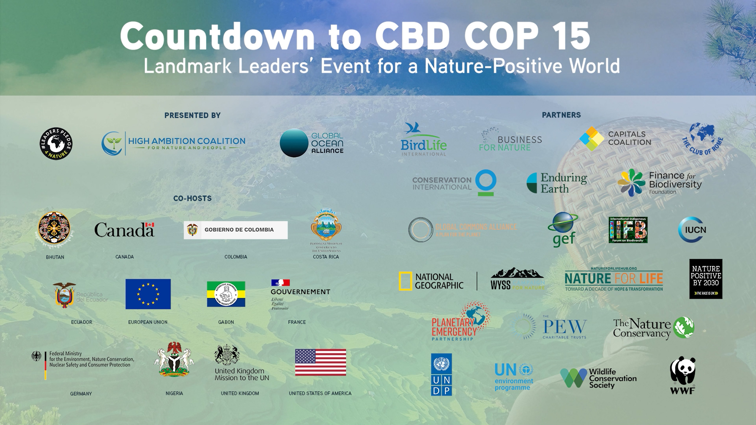 Countdown to CBD COP 15
